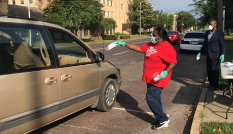 City of Greenville Hosts Face Mask Giveaway